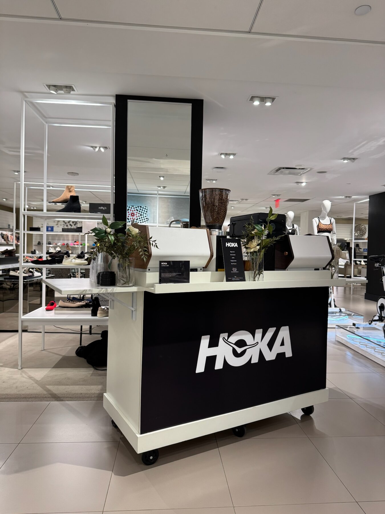 Anechó branded coffee pop-up activation