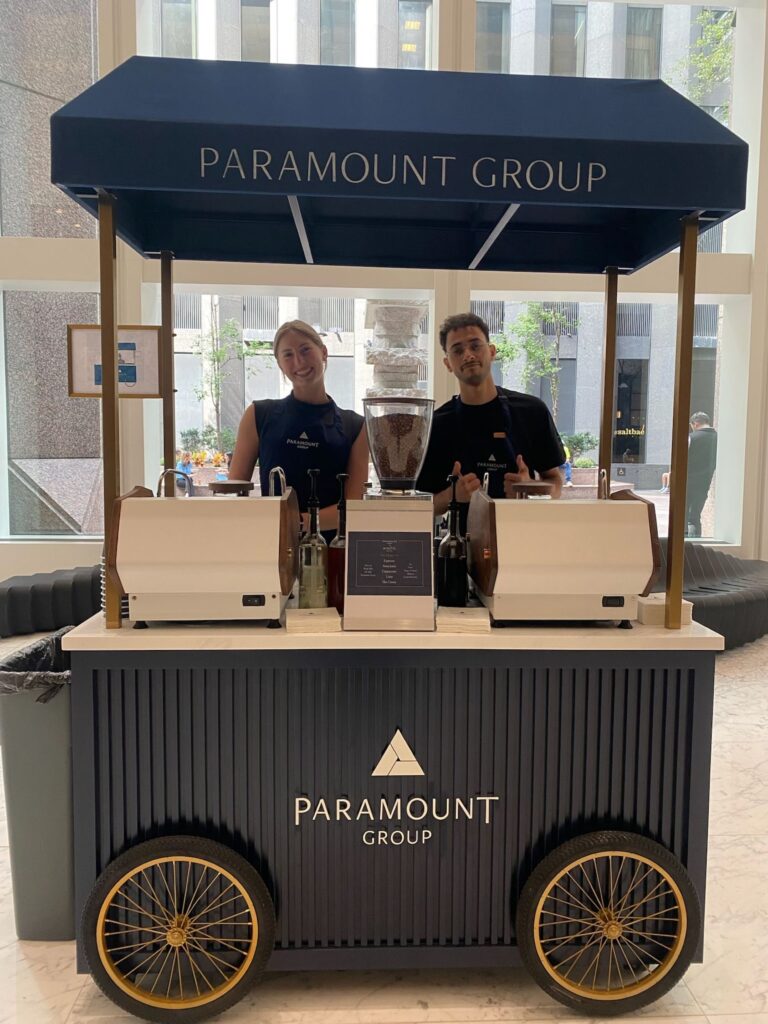 Paramount Group Custom Coffee Cart