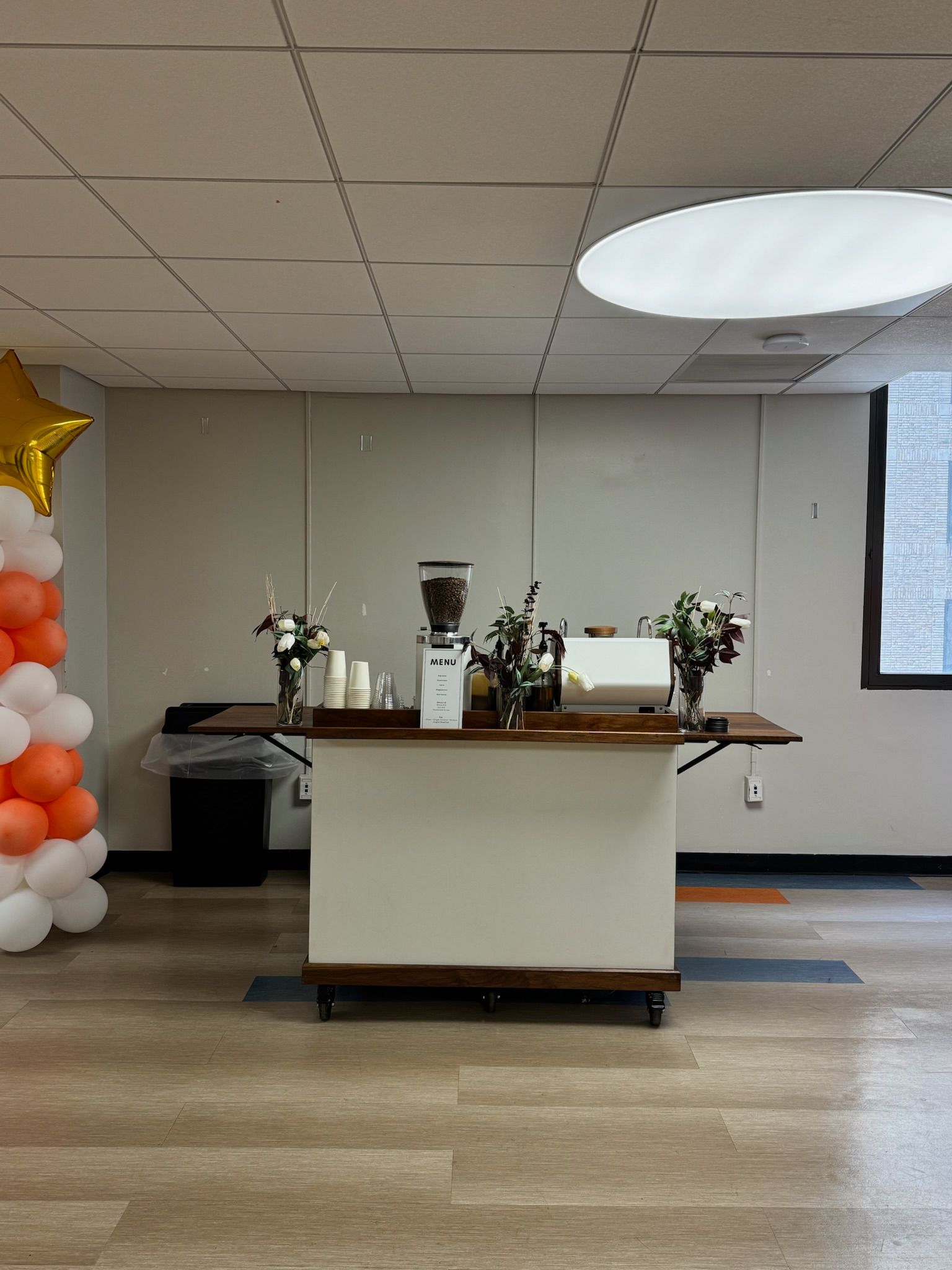 Anechó Coffee cart at a corporate office event