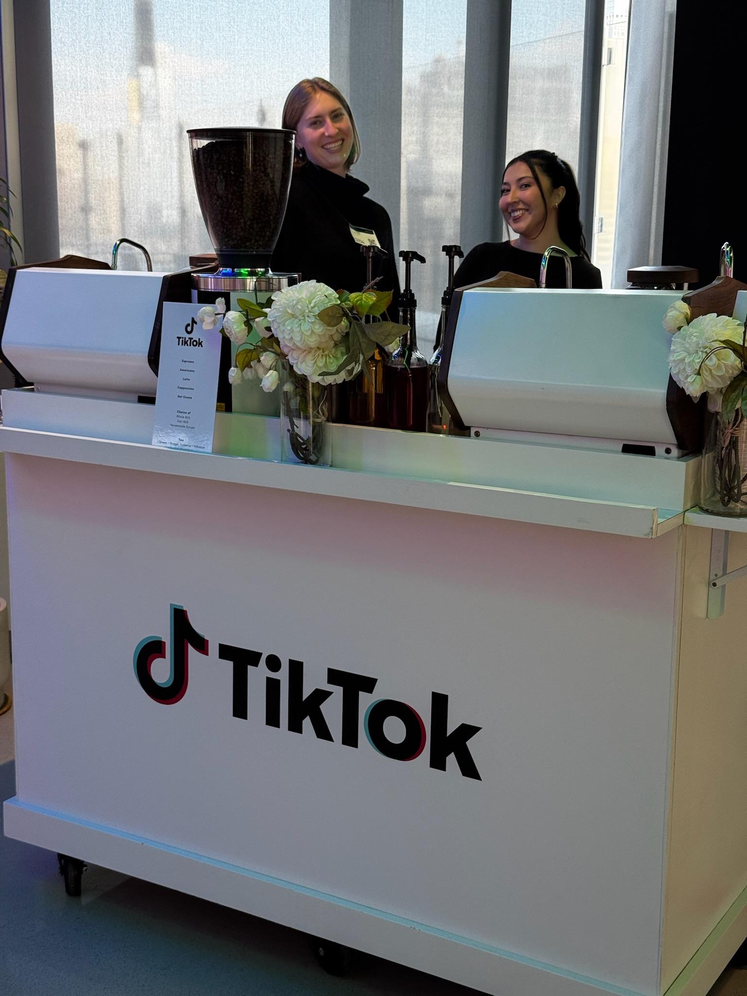 tiktok coffee catering